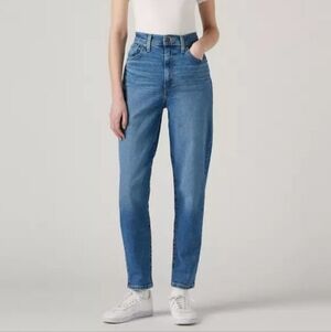 Levi's High Waisted Mom Blue Jeans